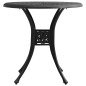 vidaXL 3-tlg. Bistro-Set Aluminiumguss Schwarz vidaXL 3-tlg. Bistro-Set Aluminiumguss Schwarz