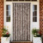 vidaXL Fliegenvorhang Beige und Hellbraun 100x230 cm Chenille vidaXL Fliegenvorhang Beige und Hellbraun 100x230 cm Chenille