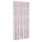 vidaXL Fliegenvorhang Silbergrau und Rosa 90x220 cm Chenille vidaXL Fliegenvorhang Silbergrau und Rosa 90x220 cm Chenille