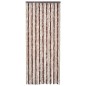 vidaXL Fliegenvorhang Beige und Hellbraun 100x230 cm Chenille vidaXL Fliegenvorhang Beige und Hellbraun 100x230 cm Chenille