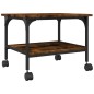 vidaXL Druckerständer 2 Ablagen Räuchereiche 50x40x38 cm Holzwerkstoff vidaXL Druckerständer 2 Ablagen Räuchereiche 50x40x38 cm Holzwerkstoff