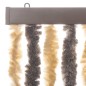 vidaXL Fliegenvorhang Dunkelbraun und Beige 90x220 cm Chenille vidaXL Fliegenvorhang Dunkelbraun und Beige 90x220 cm Chenille