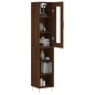 vidaXL Highboard Braun Eichen-Optik 34,5x34x180 cm Holzwerkstoff vidaXL Highboard Braun Eichen-Optik 34,5x34x180 cm Holzwerkstoff