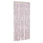 vidaXL Fliegenvorhang Silbergrau und Rosa 100x230 cm Chenille vidaXL Fliegenvorhang Silbergrau und Rosa 100x230 cm Chenille