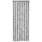 vidaXL Fliegenvorhang Grau und Weiß 100x230 cm Chenille vidaXL Fliegenvorhang Grau und Weiß 100x230 cm Chenille
