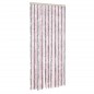 vidaXL Fliegenvorhang Silbergrau und Rosa 100x200 cm Chenille vidaXL Fliegenvorhang Silbergrau und Rosa 100x200 cm Chenille