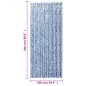 vidaXL Fliegenvorhang Blau und Weiß 100x230 cm Chenille vidaXL Fliegenvorhang Blau und Weiß 100x230 cm Chenille