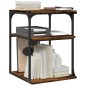 vidaXL Druckerständer 3 Ablagen Räuchereiche 43x48x64 cm Holzwerkstoff vidaXL Druckerständer 3 Ablagen Räuchereiche 43x48x64 cm Holzwerkstoff
