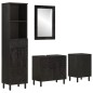 vidaXL 4-tlg. Badmöbel-Set Massivholz Mango vidaXL 4-tlg. Badmöbel-Set Massivholz Mango