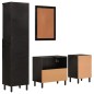 vidaXL 4-tlg. Badmöbel-Set Massivholz Mango vidaXL 4-tlg. Badmöbel-Set Massivholz Mango