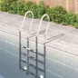vidaXL Pool-Leiter 54x38x184,5 cm Edelstahl 304 vidaXL Pool-Leiter 54x38x184,5 cm Edelstahl 304