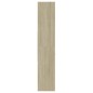 vidaXL Bücherregal Weiß und Sonoma-Eiche 60x35x180 cm Holzwerkstoff vidaXL Bücherregal Weiß und Sonoma-Eiche 60x35x180 cm Holzwerkstoff