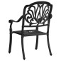 vidaXL 3-tlg. Bistro-Set Aluminiumguss Schwarz vidaXL 3-tlg. Bistro-Set Aluminiumguss Schwarz