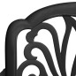 vidaXL 3-tlg. Bistro-Set Aluminiumguss Schwarz vidaXL 3-tlg. Bistro-Set Aluminiumguss Schwarz