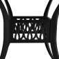 vidaXL 5-tlg. Bistro-Set Aluminiumguss Schwarz vidaXL 5-tlg. Bistro-Set Aluminiumguss Schwarz