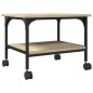 vidaXL Druckerständer 2 Ablagen Sonoma-Eiche 50x40x38 cm vidaXL Druckerständer 2 Ablagen Sonoma-Eiche 50x40x38 cm