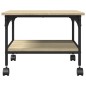 vidaXL Druckerständer 2 Ablagen Sonoma-Eiche 50x40x38 cm vidaXL Druckerständer 2 Ablagen Sonoma-Eiche 50x40x38 cm