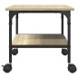 vidaXL Druckerständer 2 Ablagen Sonoma-Eiche 50x40x38 cm vidaXL Druckerständer 2 Ablagen Sonoma-Eiche 50x40x38 cm