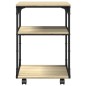vidaXL Druckerständer 3 Ablagen Sonoma-Eiche 43x48x64 cm Holzwerkstoff vidaXL Druckerständer 3 Ablagen Sonoma-Eiche 43x48x64 cm Holzwerkstoff