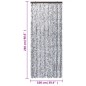 vidaXL Fliegenvorhang Braun und Beige 100x230 cm Chenille vidaXL Fliegenvorhang Braun und Beige 100x230 cm Chenille