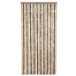 vidaXL Fliegenvorhang Dunkelbraun und Beige 90x200 cm Chenille vidaXL Fliegenvorhang Dunkelbraun und Beige 90x200 cm Chenille