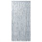 vidaXL Fliegenvorhang Weiß und Grau 100x230 cm Chenille vidaXL Fliegenvorhang Weiß und Grau 100x230 cm Chenille
