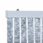 vidaXL Fliegenvorhang Weiß und Grau 100x230 cm Chenille vidaXL Fliegenvorhang Weiß und Grau 100x230 cm Chenille