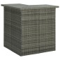 vidaXL 8-tlg. Gartenbar-Set mit Kissen Poly Rattan Grau vidaXL 8-tlg. Gartenbar-Set mit Kissen Poly Rattan Grau
