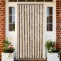 vidaXL Fliegenvorhang Dunkelbraun und Beige 100x230 cm Chenille vidaXL Fliegenvorhang Dunkelbraun und Beige 100x230 cm Chenille
