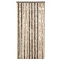 vidaXL Fliegenvorhang Dunkelbraun und Beige 100x230 cm Chenille vidaXL Fliegenvorhang Dunkelbraun und Beige 100x230 cm Chenille