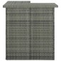 vidaXL 8-tlg. Gartenbar-Set mit Kissen Poly Rattan Grau vidaXL 8-tlg. Gartenbar-Set mit Kissen Poly Rattan Grau
