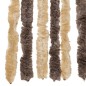 vidaXL Fliegenvorhang Dunkelbraun und Beige 100x230 cm Chenille vidaXL Fliegenvorhang Dunkelbraun und Beige 100x230 cm Chenille