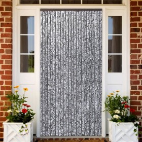 vidaXL Fliegenvorhang Braun und Beige 100x200 cm Chenille