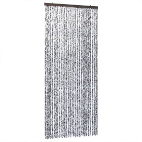 vidaXL Fliegenvorhang Braun und Beige 100x200 cm Chenille