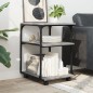 vidaXL Druckerständer 3 Ablagen Grau Sonoma 43x48x64 cm Holzwerkstoff vidaXL Druckerständer 3 Ablagen Grau Sonoma 43x48x64 cm Holzwerkstoff