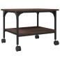 vidaXL Druckerständer 2 Ablagen Braun Eichen-Optik 50x40x38 cm vidaXL Druckerständer 2 Ablagen Braun Eichen-Optik 50x40x38 cm