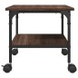 vidaXL Druckerständer 2 Ablagen Braun Eichen-Optik 50x40x38 cm vidaXL Druckerständer 2 Ablagen Braun Eichen-Optik 50x40x38 cm