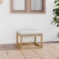 Gartenhocker mit Kissen Grün Imprägniertes Kiefernholz Gartenhocker mit Kissen Grün Imprägniertes Kiefernholz