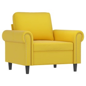 vidaXL Sessel Gelb 60 cm Samt