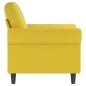 vidaXL Sessel Gelb 60 cm Samt