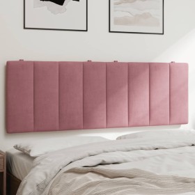 vidaXL Kopfteil-Kissen Rosa 140 cm Samt
