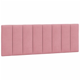 vidaXL Kopfteil-Kissen Rosa 140 cm Samt