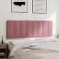 vidaXL Kopfteil-Kissen Rosa 140 cm Samt vidaXL Kopfteil-Kissen Rosa 140 cm Samt