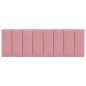 vidaXL Kopfteil-Kissen Rosa 140 cm Samt vidaXL Kopfteil-Kissen Rosa 140 cm Samt
