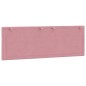 vidaXL Kopfteil-Kissen Rosa 140 cm Samt vidaXL Kopfteil-Kissen Rosa 140 cm Samt