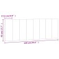 vidaXL Kopfteil-Kissen Rosa 140 cm Samt vidaXL Kopfteil-Kissen Rosa 140 cm Samt