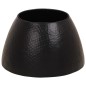 vidaXL Couchtisch Aluminium Gehämmert Ø 50x30 cm Schwarz vidaXL Couchtisch Aluminium Gehämmert Ø 50x30 cm Schwarz