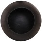 vidaXL Couchtisch Aluminium Gehämmert Ø 50x30 cm Schwarz vidaXL Couchtisch Aluminium Gehämmert Ø 50x30 cm Schwarz