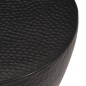 vidaXL Couchtisch Aluminium Gehämmert Ø 50x30 cm Schwarz vidaXL Couchtisch Aluminium Gehämmert Ø 50x30 cm Schwarz