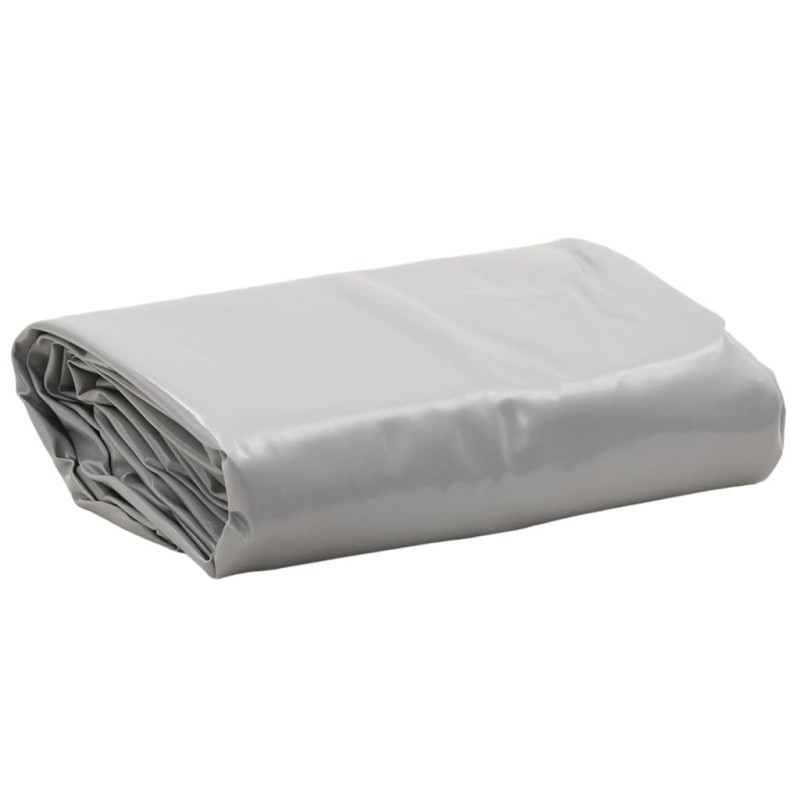 vidaXL Abdeckplane Grau Ø 2 m 650 g/m² vidaXL Abdeckplane Grau Ø 2 m 650 g/m²